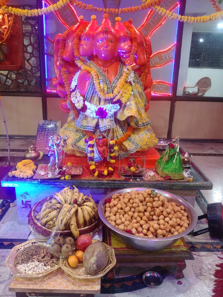 Panchamukhi Hanuman Temple — Ramayanam Ashram